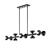 Pendul Elstead metal, negru, E14 - ELS-KL-PALTA-LP10-BK