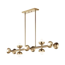 Pendul Elstead metal, sampanie, bronz, E14 - ELS-KL-PALTA-LP10-CPZ