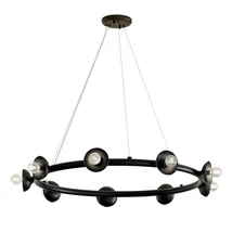Pendul Elstead metal, negru, E14 - ELS-KL-PALTA9-BK