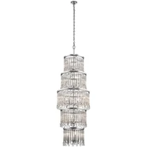Candelabru Elstead PIPER metal, cristal, crom, E14 - KL-PIPER-18P-PC