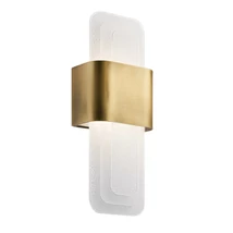 Aplica de perete  Elstead metal, sticla, alama, LED, 16W, 3000K, 1469Lm - ELS-KL-SERENE-LED-W-NBR