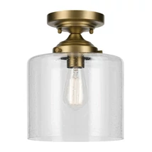 Plafoniera Elstead metal, sticla, alama, transparent, E27 - ELS-KL-WINSLOW-SF-NBR