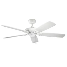 Ventilator Elstead KEVLAR metal, plastic, alb, IP44 - KLF-KEVLAR-60-WHT