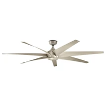Ventilator Elstead LEHR metal, plastic, argintiu, IP44 - KLF-LEHR-80-AS