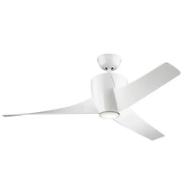 Ventilator Elstead PHREE metal, plastic, alb, LED, 3000K, 10W, 1116lm - KLF-PHREE-56-WHT