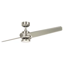 Ventilator Elstead XETY metal, plastic, nichel, LED, 3000K, 10W, 1116lm - KLF-XETY-56-BN