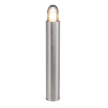 Lampadar exterior Elstead PAIGNTON metal, sticla, argintiu, alb, E27, IP55 - PAIGNTON-B-SS
