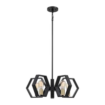 Candelabru Elstead BISMARCK metal, negru, auriu, E27 - QZ-BISMARCK5-EK