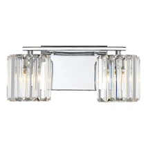 Aplica de perete pentru baie Elstead DIVINE metal, sticla, cristal, crom, G9, IP44 - QZ-DIVINE2-PC-BATH