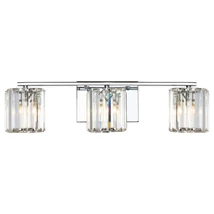Aplica de perete pentru baie Elstead DIVINE metal, sticla, cristal, crom, G9, IP44 - QZ-DIVINE3-PC-BATH