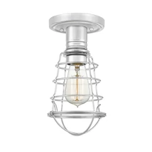 Plafoniera Elstead MIXON metal, crom, E27 - QZ-MIXON-SF-PC