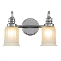 Aplica de perete pentru baie Elstead SWELL metal, sticla, crom, alb, G9, IP44 - QZ-SWELL2-PC-BATH