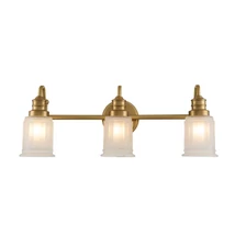 Aplica de perete pentru baie Elstead SWELL metal, sticla, alama, alb, G9, IP44 - QZ-SWELL3-BB-BATH