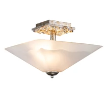 Plafoniera Elstead metal, sticla, ezüst, opal, E27 - ELS-STAR-F-S-DS