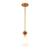 Pendul Elstead metal, sticla, auriu, opal, E27 - ELS-STARING-MP-DG-OPAL