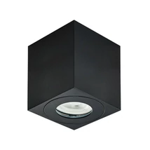 Plafoniera Emithor ALUX IP metal, negru, GU10, IP44 - 48623