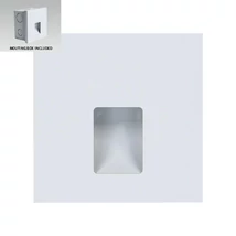 Corp de iluminat pentru scari Emithor VIX plastic, alb, LED, 4000K, 1W, 55lm - 70421