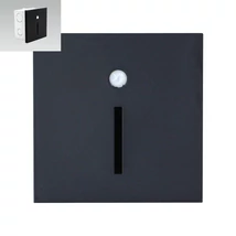 Corp de iluminat pentru scari Emithor LINE plastic, negru, LED, 4000K, 1W, 20lm - 70430