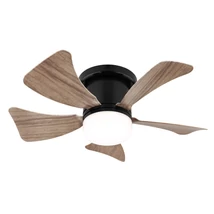Ventilator Globo HINES metal, plastic, negru, alb, LED, 10W, 70-750lm, 3000K-6500K - 03609H