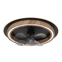 Ventilator Globo BOZAN metal, plastic, negru, alb, LED, 32W, 120-1200lm, 2700K-6500K - 03655