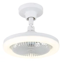Ventilator Globo LIDEA metal, plastic, alb, LED, 20W, 1030lm, 3000K-6500K - 03680W