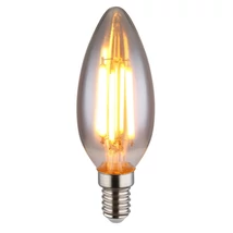 Bec LED Globo LED BULB sticla, fumuriu, E14, 1800K, 6W, 380lm - 10588S