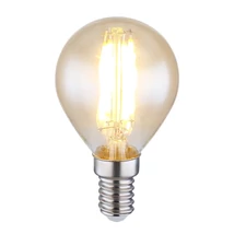 Bec LED Globo LED BULB sticla, chihlimbar, E14, 2200K, 4W, 350lm - 10589AK