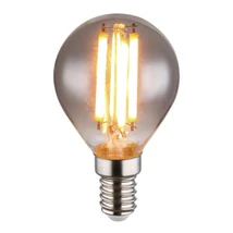 Bec LED Globo LED BULB sticla, fumuriu, E14, 1800K, 6W, 380lm - 10589S