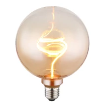 Bec cu filament E27-LED Globo BULB sticla, chihlimbar, 4W, 1800K, 240lm - 11538A