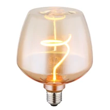 Bec cu filament E27-LED Globo BULB sticla, chihlimbar, 4W, 1800K, 240lm - 11539A
