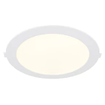 Plafoniera Globo TIBEY plastic, alb, LED, 18W, 4000K, 1500lm - 12383-18W