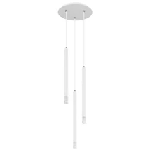 Pendul Globo RYAN metal, plastic, alb, transparent, G9 - 15629W-3