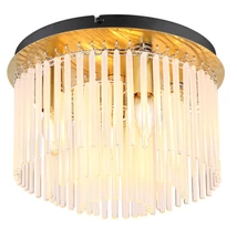 Plafoniera Globo GORLEY metal, sticla, auriu, transparent, E14 - 15698DM