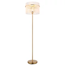 Lampadar Globo GORLEY metal, sticla, auriu, transparent, E27 - 15698SM