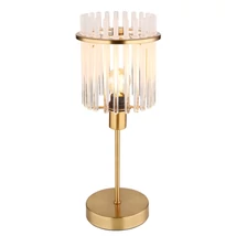 Veioza Globo GORLEY metal, sticla, auriu, transparent, E14 - 15698TM