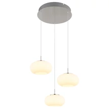 Pendul Globo QUINTARA metal, sticla, nichel, alb, LED, 18W, 3000K, 1500Lm - 15744-3HN