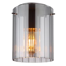 Plafoniera Globo TULIVAR metal, sticla, gri, fumuriu, E27 - 15904DS