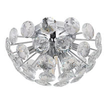 Plafoniera Globo VIRINA metal, cristal, crom, transparent, G9, 7W - 16047DC