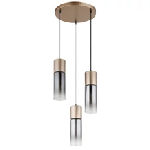 Pendul Globo ANNIKA metal, sticla, cappuccino, fumuriu, E27 - 21000-3HCA