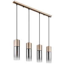 Pendul Globo ANNIKA metal, sticla, cappuccino, fumuriu, E27 - 21000-4HCA