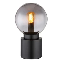 Veioza Globo MARKA metal, sticla, negru, fumuriu, E14 - 21003B