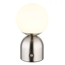 Veioza Globo JULSY metal, plastic, nichel, alb, LED, 2.5W, 2700K-4000K-6500K, 189lm - 21006N