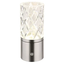 Veioza Globo LUNKI metal, acril, nichel, transparent, LED, 2.5W, 2700K-4000K-6500K, 185lm - 21010N