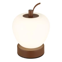 Veioza Globo EVALINA metal, plastic, maro, alb, LED, 2W, 2700K-4000K-6500K, 90lm - 21011