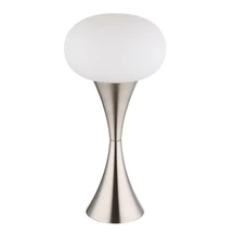 Veioza Globo LULA metal, sticla, nichel, opal, E14 - 21027N