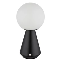 Veioza decor Globo SORA metal, acril, negru, nichel, alb, LED, 1.5W, 3000-4500-6500K, 140 Lm - 21029S