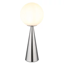 Veioza Globo PINAPL metal, sticla, nichel, alb, E27 - 21031N