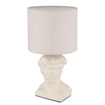 Veioza Globo HERMES ceramic, textil, bej, E14 - 21732CU