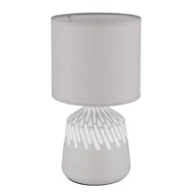 Veioza Globo RELA ceramic, textil, gri, E14 - 21733AS