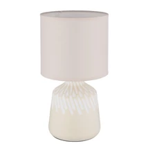 Veioza Globo RELA ceramic, textil, bej, E14 - 21733CU